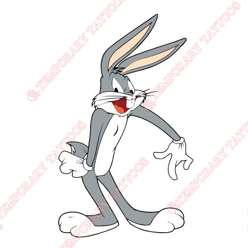 Bugs Bunny Customize Temporary Tattoos Stickers NO.651